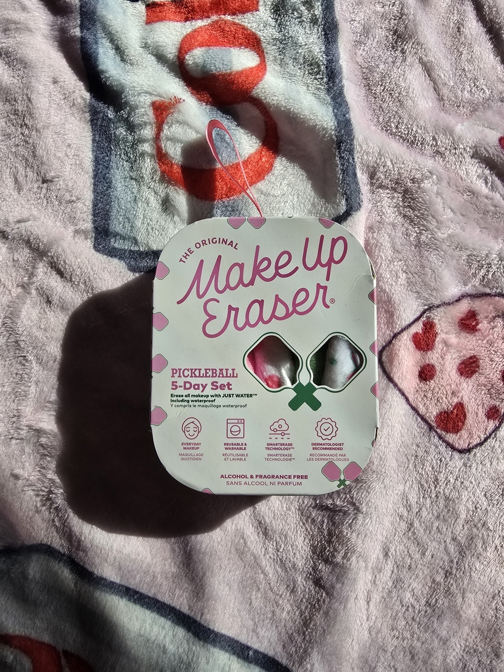 MakeUp Eraser Pickleball 5-Day Set - Pink/White